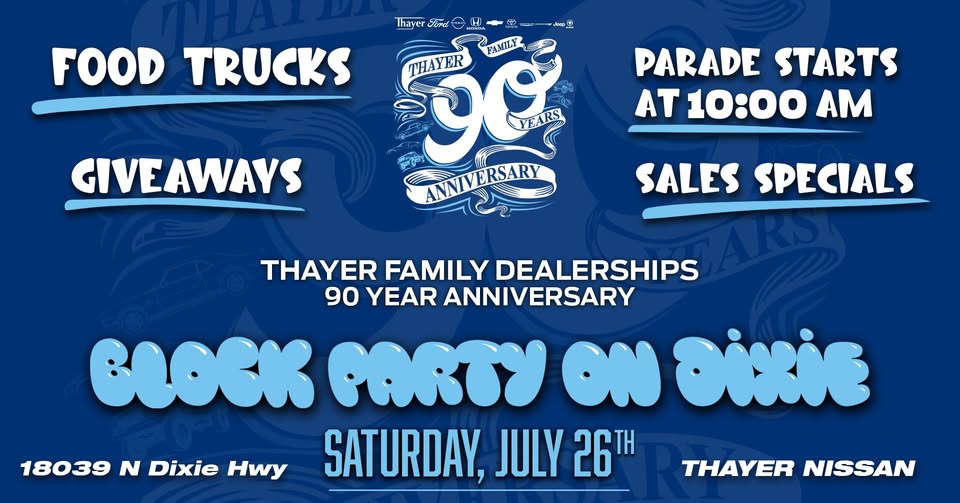 Thayer's 90th Anniversary Block Party on Dixie